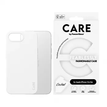 PanzerGlass CARE™ by ® Etui biały Orchid iPhone 17e | 16e, Cover, Apple - iPhone 16e, Apple - iPhone 17e, biały