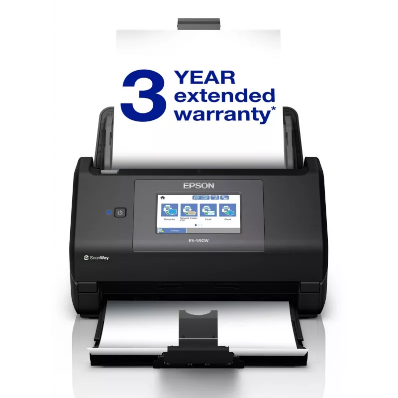Epson WorkForce ES-590W Skaner arkuszowy 600 x 600 DPI A4 Czarny