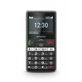 Emporia emporiaPURE-LTE 5,87 cm (2,31 cala) 107 g Czarny Telefon dla seniora