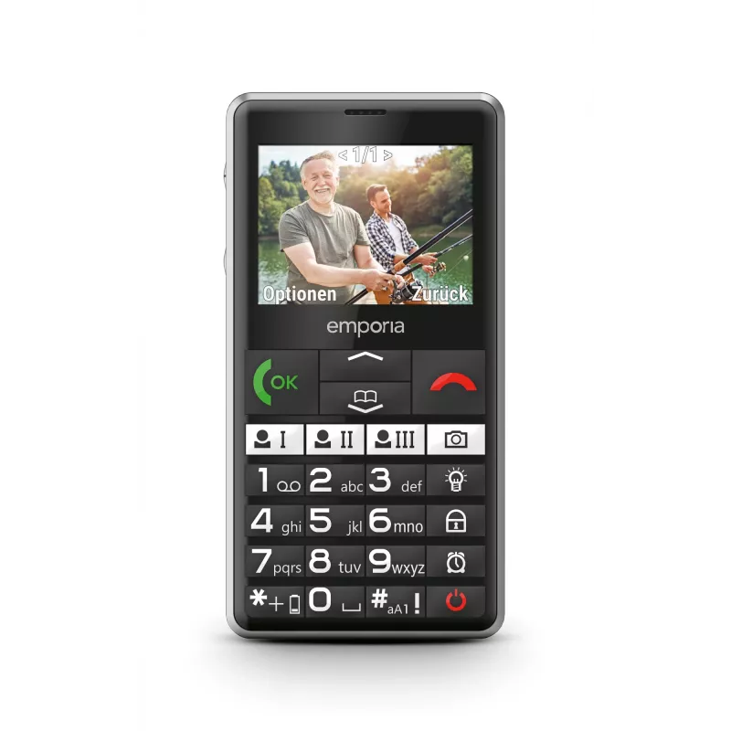 Emporia emporiaPURE-LTE 5,87 cm (2,31 cala) 107 g Czarny Telefon dla seniora