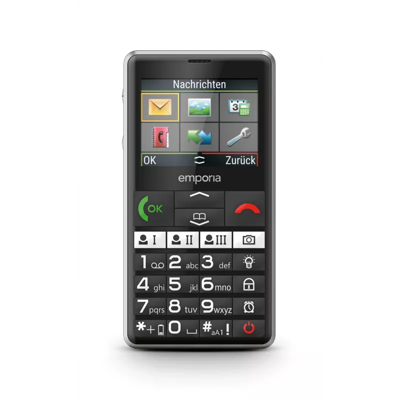Emporia emporiaPURE-LTE 5,87 cm (2,31 cala) 107 g Czarny Telefon dla seniora