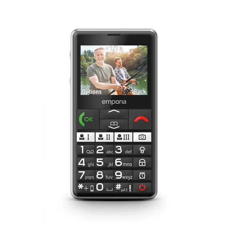 Emporia emporiaPURE-LTE 5,87 cm (2,31 cala) 107 g Czarny Telefon dla seniora