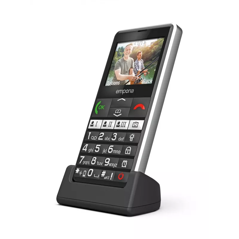 Emporia emporiaPURE-LTE 5,87 cm (2,31 cala) 107 g Czarny Telefon dla seniora