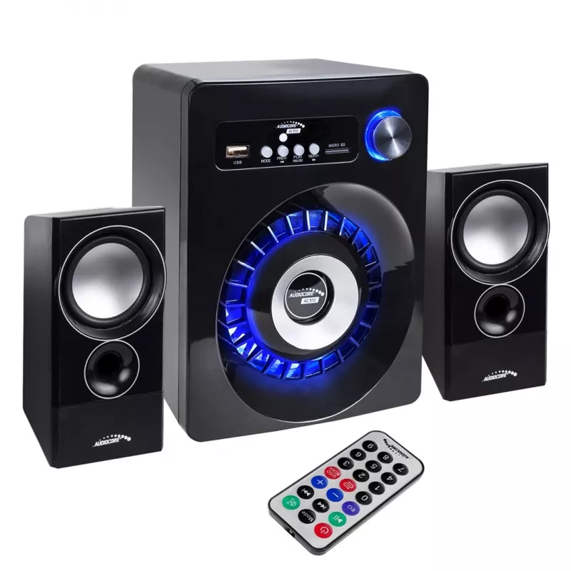 Zestaw głośników Audiocore AC910 10 W PC / Laptop Czarny Bluetooth