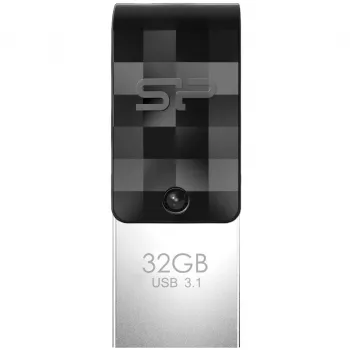 Silicon Power Mobile C31 - 32 GB - USB 3.0 (3.1 Gen 1) - Type-A/Type-C - Mac OS X 10.10 Yosemite - Mac OS X 10.11 El Capitan - Mac OS X 10.12 Sierra - Mac OS X 10.3 Panther,... - A