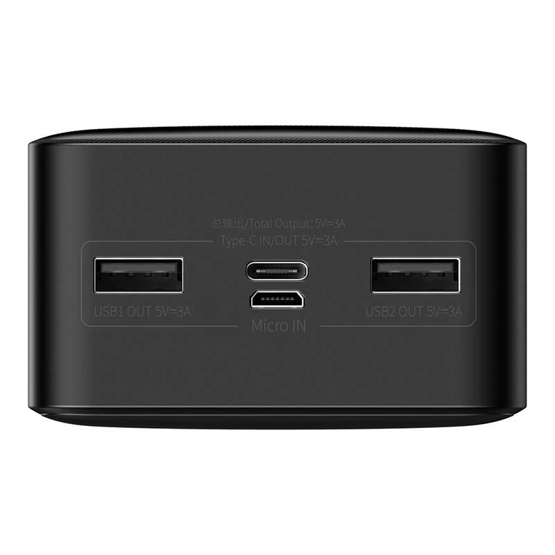 Powerbank Baseus Bipow 30000mAh,15W (czarny)