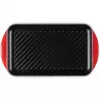 Duża płyta grillowa Le Creuset 47x25x32 wiśniowa