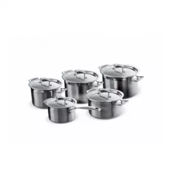 Le Creuset 3-Ply 3Ply pięcioczęściowy zestaw rondli stal nierdzewna (96209400001000)