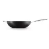 Le Creuset Toughened Non-Stick wok do stir-fry 30 cm czarny/srebrny