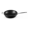 Le Creuset Toughened Non-Stick wok do stir-fry 30 cm czarny/srebrny