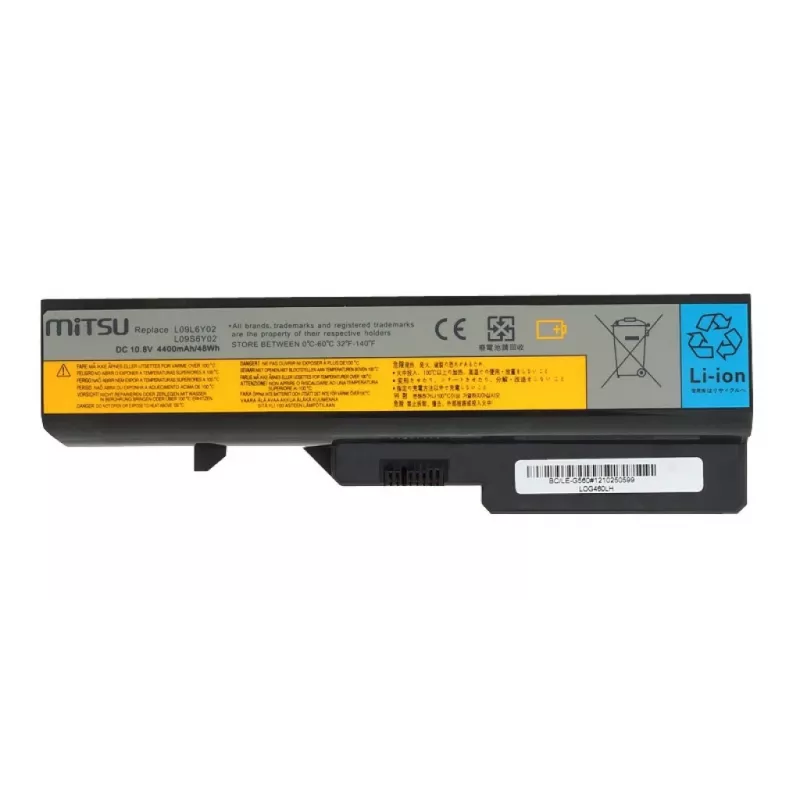Bateria do Lenovo IdeaPad G460, G560 4400 mAh (48 Wh) 10.8 - 11.1 V