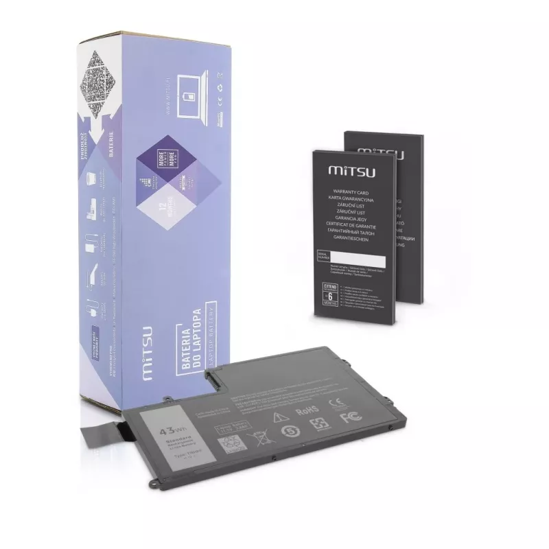 Bateria do Dell Inspiron 15(5542), 14(5445) (3800 mAh 43 Wh)