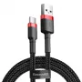 Kabel USB-C Baseus Cafule 2A 3m (czarno-czerwony)