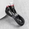 Kabel USB-C Baseus Cafule 2A 3m (czarno-czerwony)