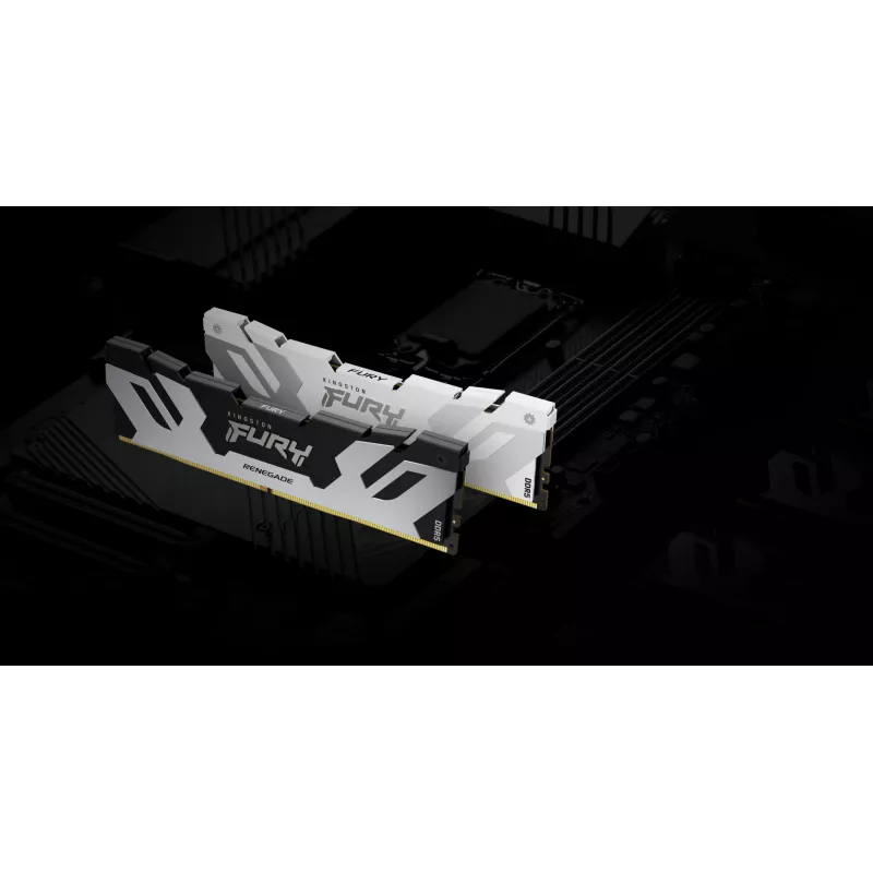 DIMM 32 GB DDR5-6400 (2x 16 GB) Dual-Kit, pamięć biała, KF564C32RWK2-32, Renegade, INTEL XMP