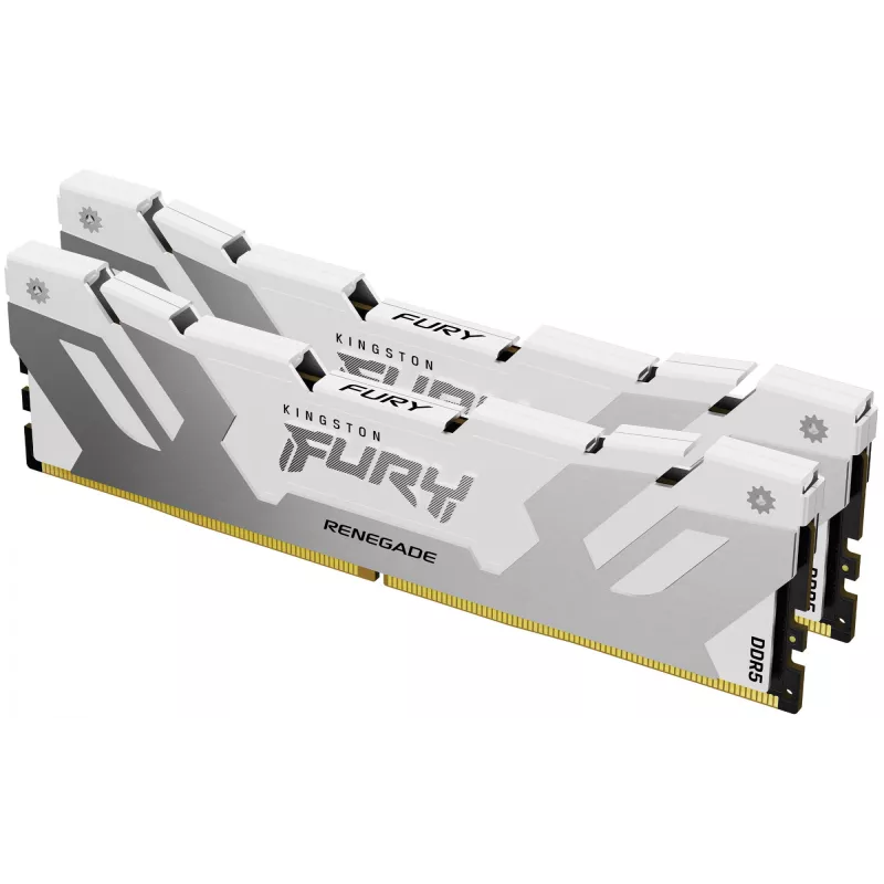 DIMM 32 GB DDR5-6400 (2x 16 GB) Dual-Kit, pamięć biała, KF564C32RWK2-32, Renegade, INTEL XMP