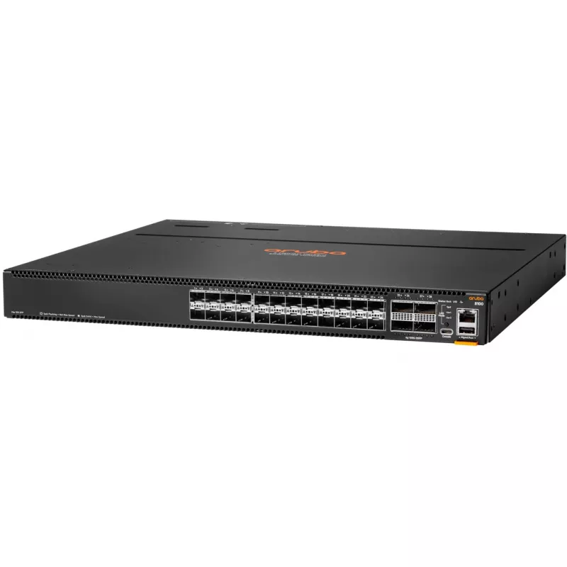 Hewlett Packard Enterprise HPE Aruba Networking CX 8100 24x10G SFP+ 4x40/100G QSFP28 Switch - Przełącznik - L3 - zarządzany - 24 x 1 Gigabit / 10 Gigabit SFP / SFP+ + 4 x 40 Gigabit QSFP+