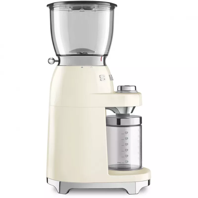 Smeg CGF11CREU Młynek do kawy w stylu lat 50. kremowy