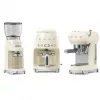 Smeg CGF11CREU Młynek do kawy w stylu lat 50. kremowy