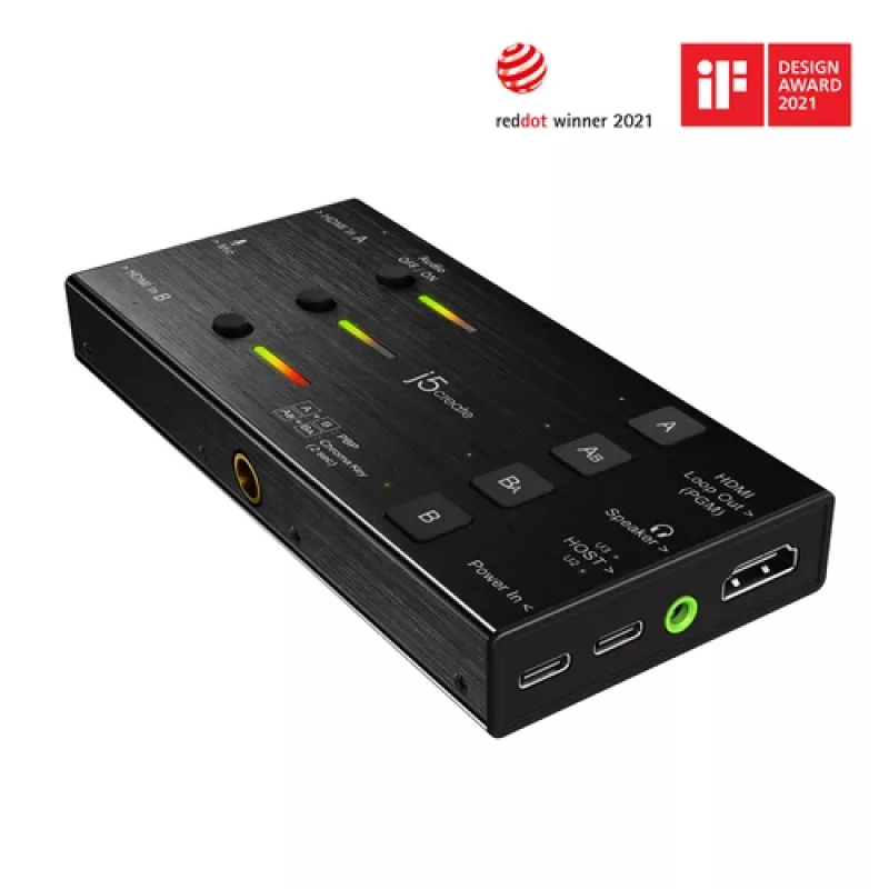 j5create JVA06-N - Adapter do przechwytywania wideo - USB-C 3.0