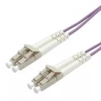 VALUE Kabel światłowodowy 50/125 µm OM4, LC/LC, fioletowy 10 m (21.99.8758)