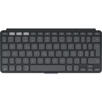 Logitech Keys-To-Go 2 dla iPada - Klawiatura - wbudowana osłona - Bezprzewodowa - Bluetooth LE - QWERTZ - szwajcarski - grafitowy (920-013008)