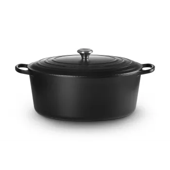 Le Creuset Signature 13,9 l owalny czarny