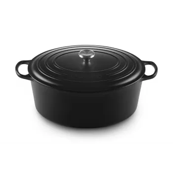 Le Creuset Signature 13,9 l owalny czarny