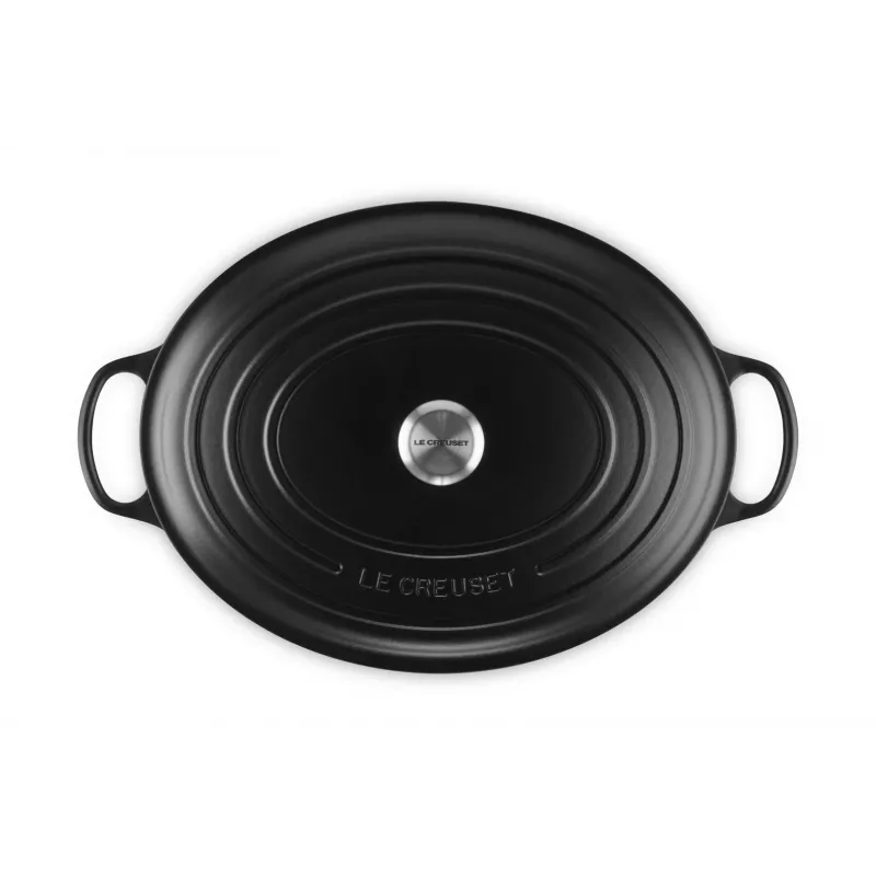 Le Creuset Signature 13,9 l owalny czarny