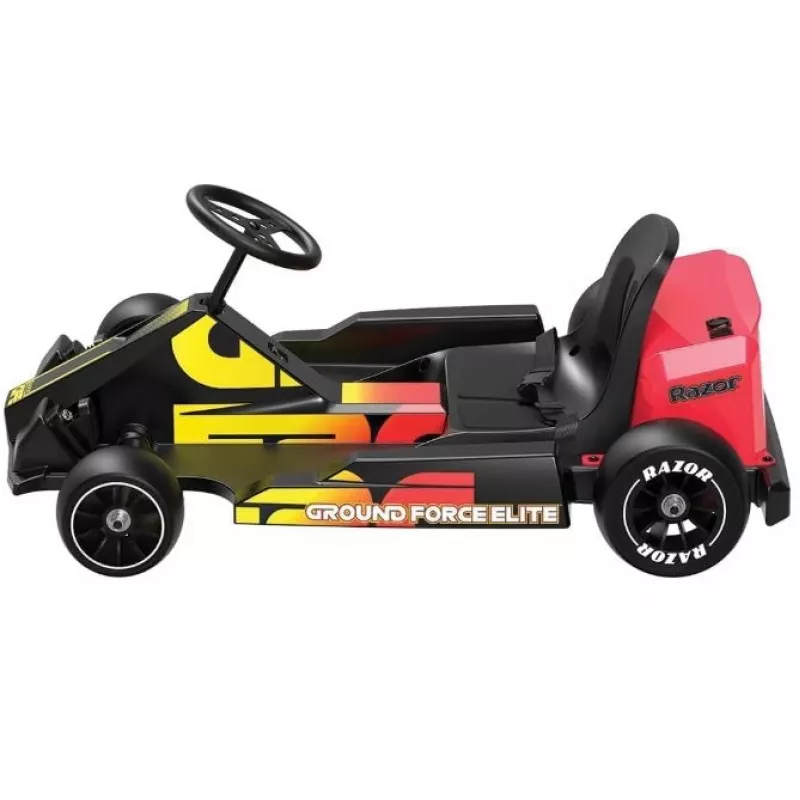 Razor Ground Force Elite - Elektryczny gokart, czarno-czerwony