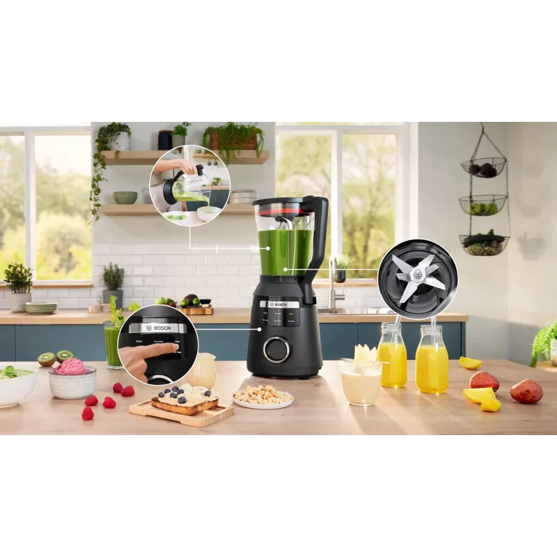 Bosch Serie 6 MMB6652B blender 2 L Blender stołowy 1800 W Czarny