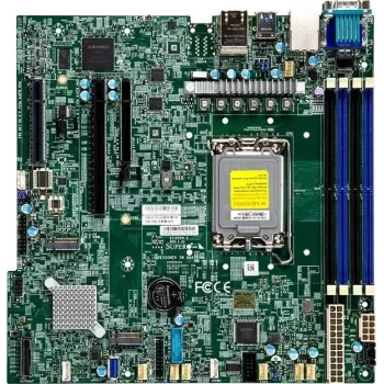 Supermicro Mainboard X13SCH-F micro-ATX Socket 1700 DDR5-only Single - Płyta główna - Intel Socket 1700 (Core i)