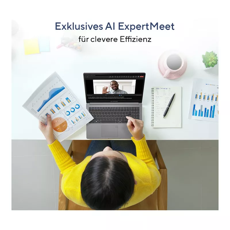 ASUS ExpertBook P1 P1503CVA-S72335 C5-210H/16GB/512GBSSD/noOS - Układ klawiatury może być niemiecki