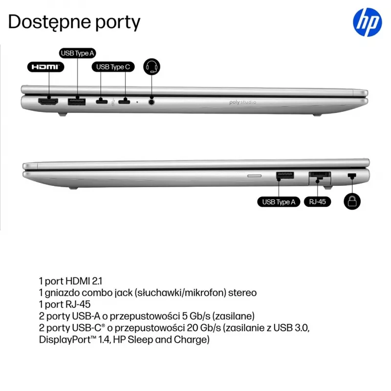 HP ProBook 4 G1i 16 Intel Core Ultra 7 255U 16 cali 16 GB DDR5 512 GB M.2 PCIe UMA W11P 3YW