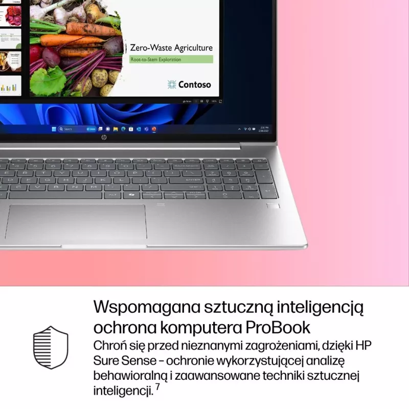 HP ProBook 4 G1i 16 Intel Core Ultra 7 255U 16 cali 16 GB DDR5 512 GB M.2 PCIe UMA W11P 3YW