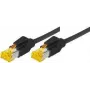 Tecline 72201S Ethernet Patch kabel Czarny