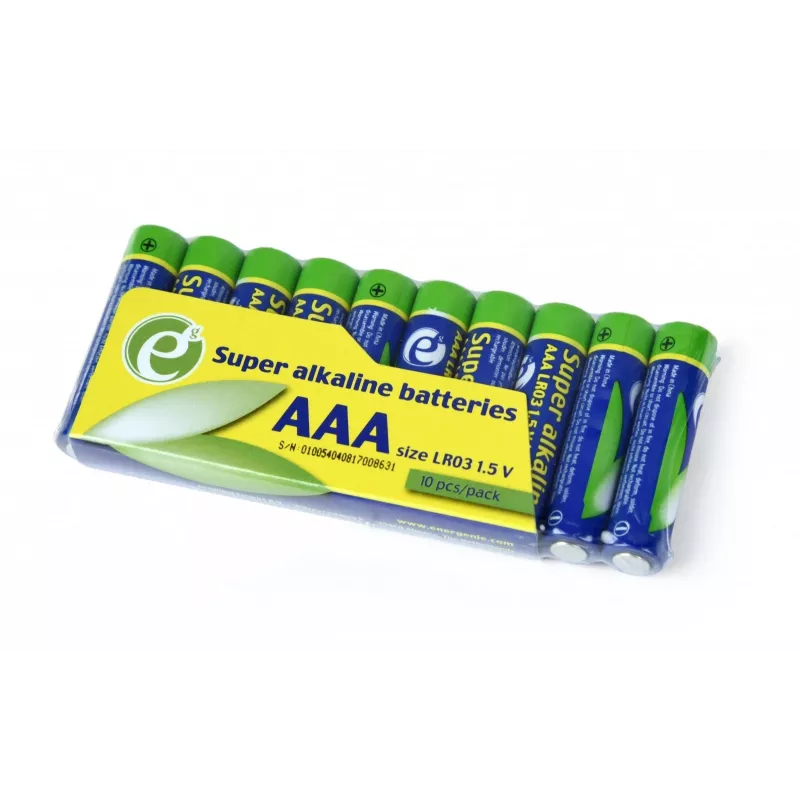 Baterie alkaliczne GEMBIRD Super Alkaline AAA 10 sztuk