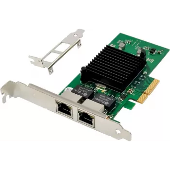 MicroConnect Karta sieciowa PCIe x1 Intel 82576 Dual- RJ45 (MC-PCIEX4-82576-D)