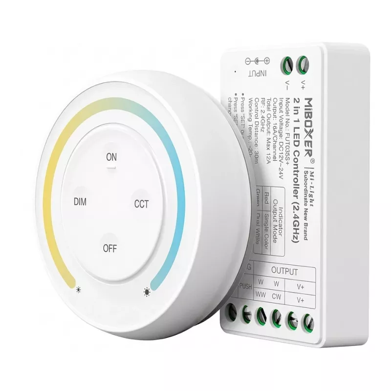 Synergy 21 LED Dimmer Controller 2.4G wireless Dimming RF+Push *Milight/Miboxer* (PUSH1-3)