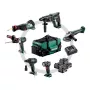 METABO Set COMBO 18V 6.1 (SB18LTX +SSW18LTX300BL +KH18LTX24 +W18L9-125QUICK +SSEP18LT +ULA) 4x4,0Ah Torba