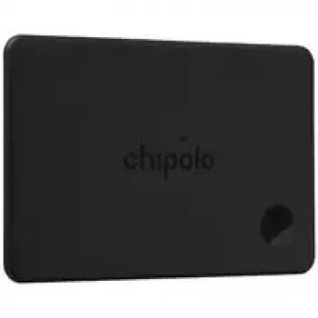 Chipolo CARD – bezprzewodowy, ładowalny, smukły lokalizator Bluetooth dla iOS i Android, w kolorze węgiel drzewny