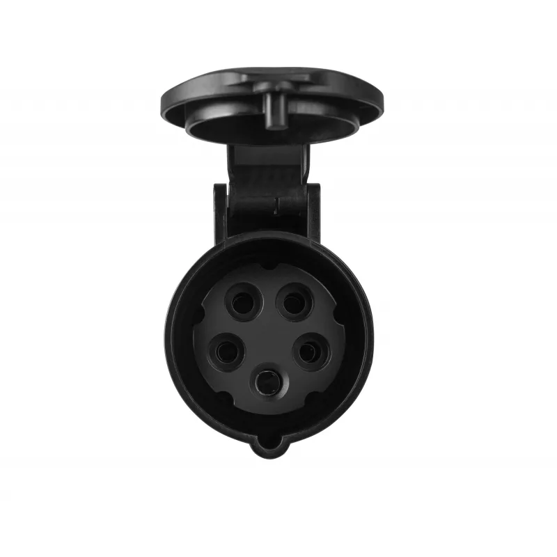 Adapter z czerwonego gniazda CEE 16A 400V 5-biegunowego na niebieską wtyczkę CEE 16A 230V 3P