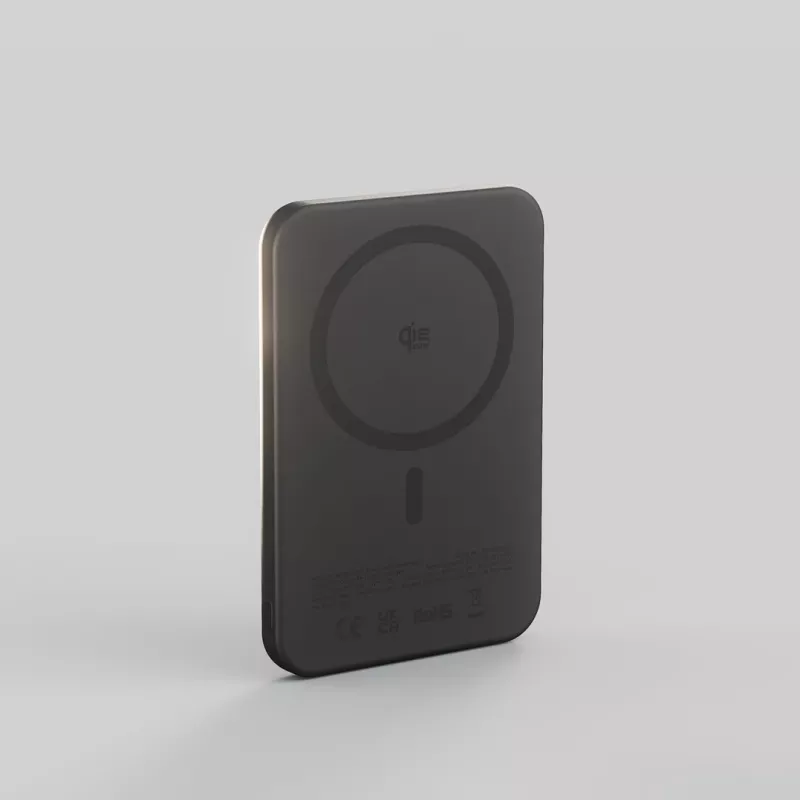 ZENS Pro 2 Semi Solid State Powerbank - Magnetyczny Powerbank 5000 mAh kompatybilny z MagSafe i Qi2.2 25W (czarny)