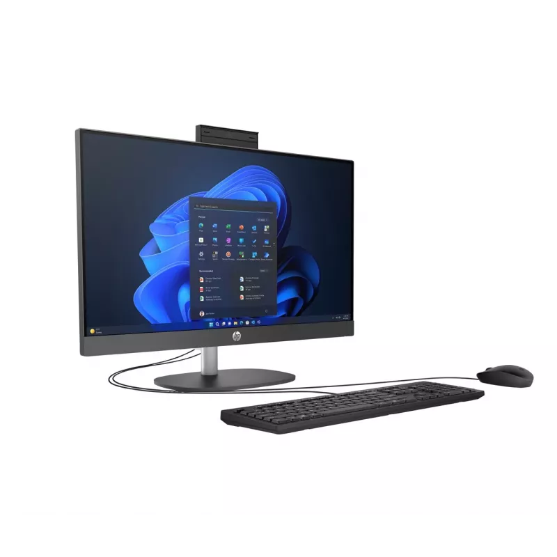 HP ProOne 245 G10 AiO Ryzen 7 77730U 23.8FHD IPS 250nits AG 16GB DDR4 3200 SSD512 Radeon Vega 8 Kb+mysz Cam 5Mpx + IR W11Pro biały 3Y OnSite