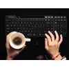 A4Tech Fstyler FBK27C bezprzewodowa mechaniczna klawiatura gamingowa, czarna