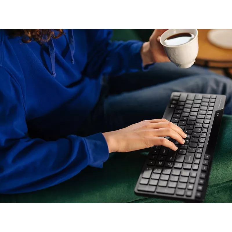 A4Tech Fstyler FBK27C bezprzewodowa mechaniczna klawiatura gamingowa, czarna