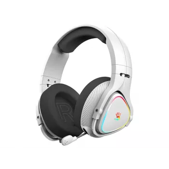 A4Tech 47752 Bloody MR710 RGB Gaming Bezprzewodowy Zestaw Słuchawkowy, Szary