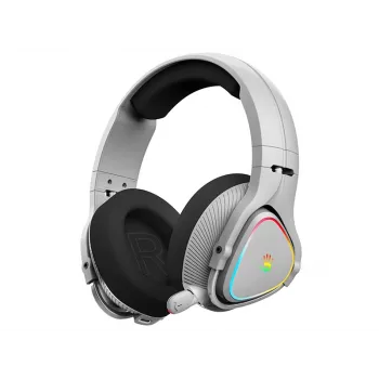 A4Tech 47752 Bloody MR710 RGB Gaming Bezprzewodowy Zestaw Słuchawkowy, Szary