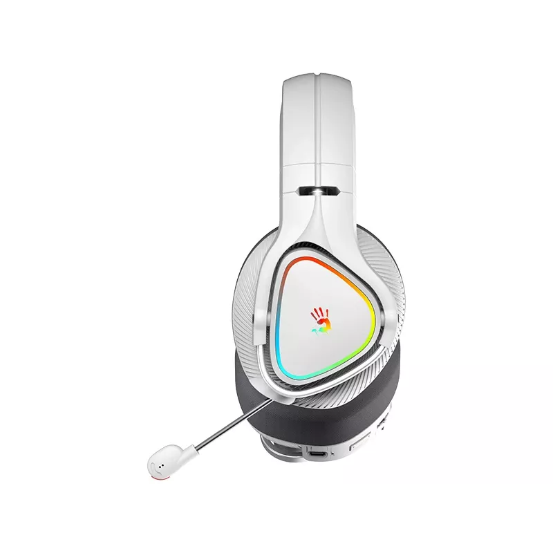 A4Tech 47752 Bloody MR710 RGB Gaming Bezprzewodowy Zestaw Słuchawkowy, Szary