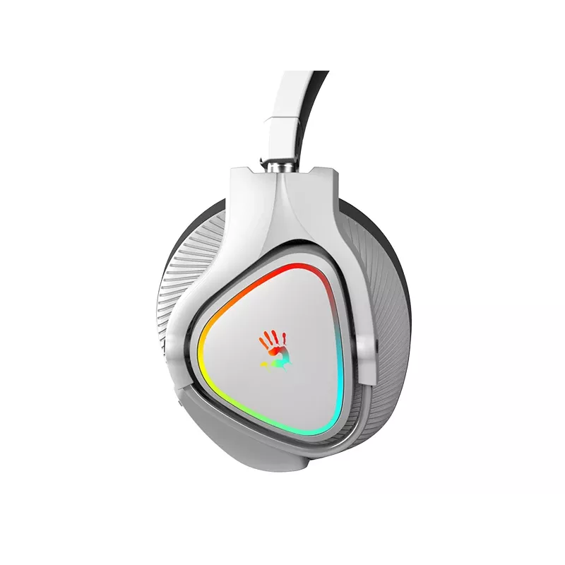 A4Tech 47752 Bloody MR710 RGB Gaming Bezprzewodowy Zestaw Słuchawkowy, Szary